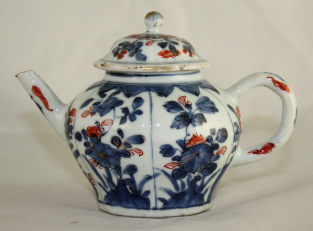 Chinese Kangxi Imari Export Porcelain Lidded Teapot